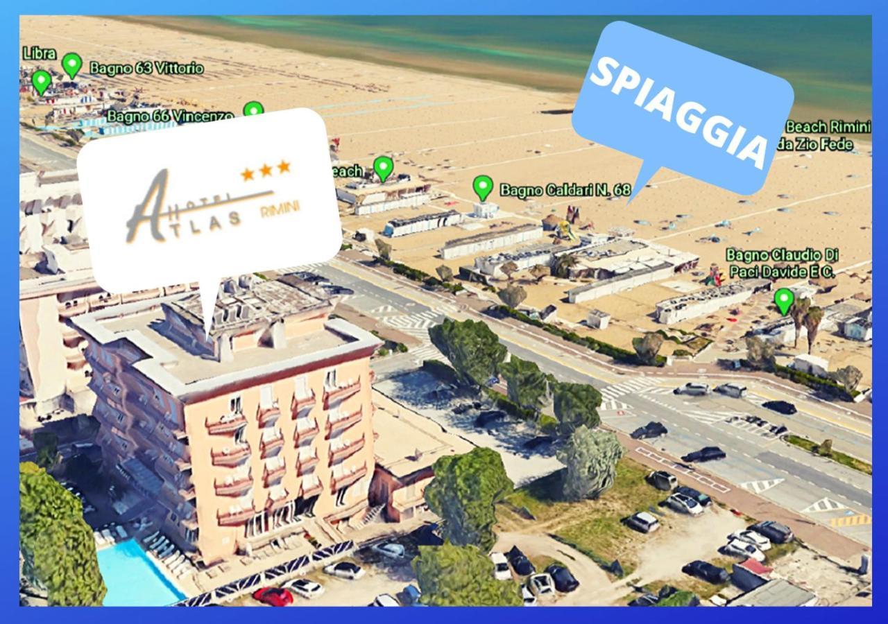 Hotel Atlas Римини Екстериор снимка